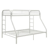 Tritan White Twin XL/Queen Bunk Bed Model 02052WH By ACME Furniture